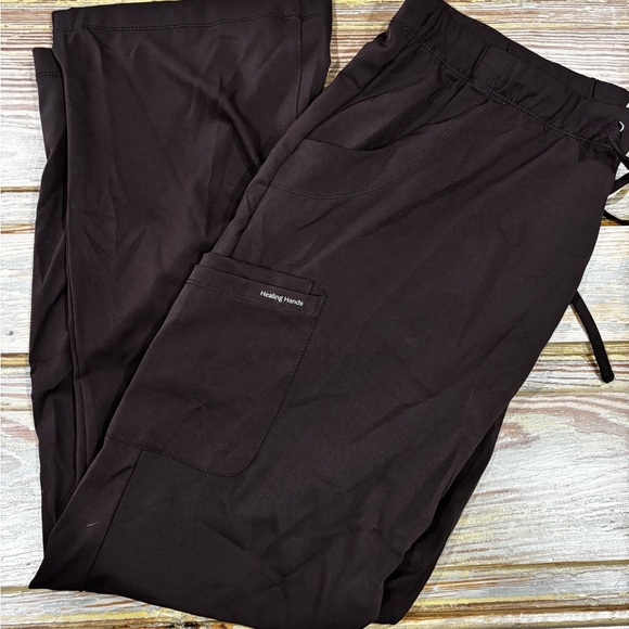 Healing Hands Dark Brown Women’s Scrub Set - Picture 3 of 4